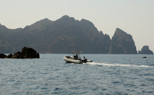 Scandola Nature Reserve boat cliffs