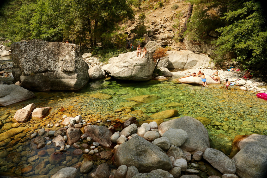 Gorge de Restonica sunbather