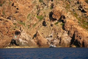 Scandola Nature Preserve small tour boat