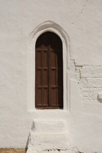 Church of Panagia in Chora, Folegandros doorway
