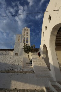 Church of Panagia in Chora, Folegandros steps
