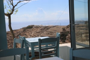 Ano Meria Folegandros restaurant view