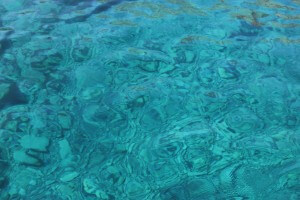 Folegandros Blue Lagoon water