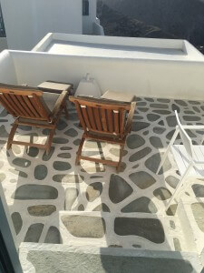Anemomilos Apartments terrace tile