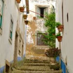 Obidos castle alley way