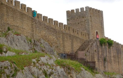 Obidos castle walls