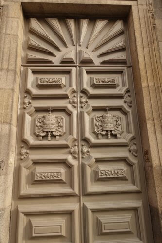 Porto church doorway detail