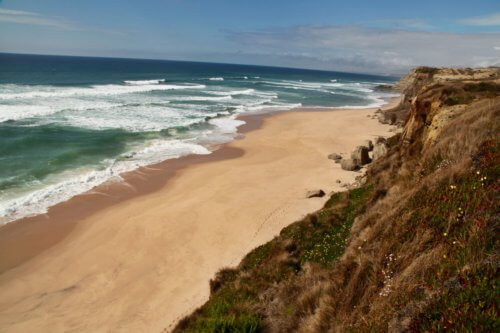 Areias do Seixo cliff view