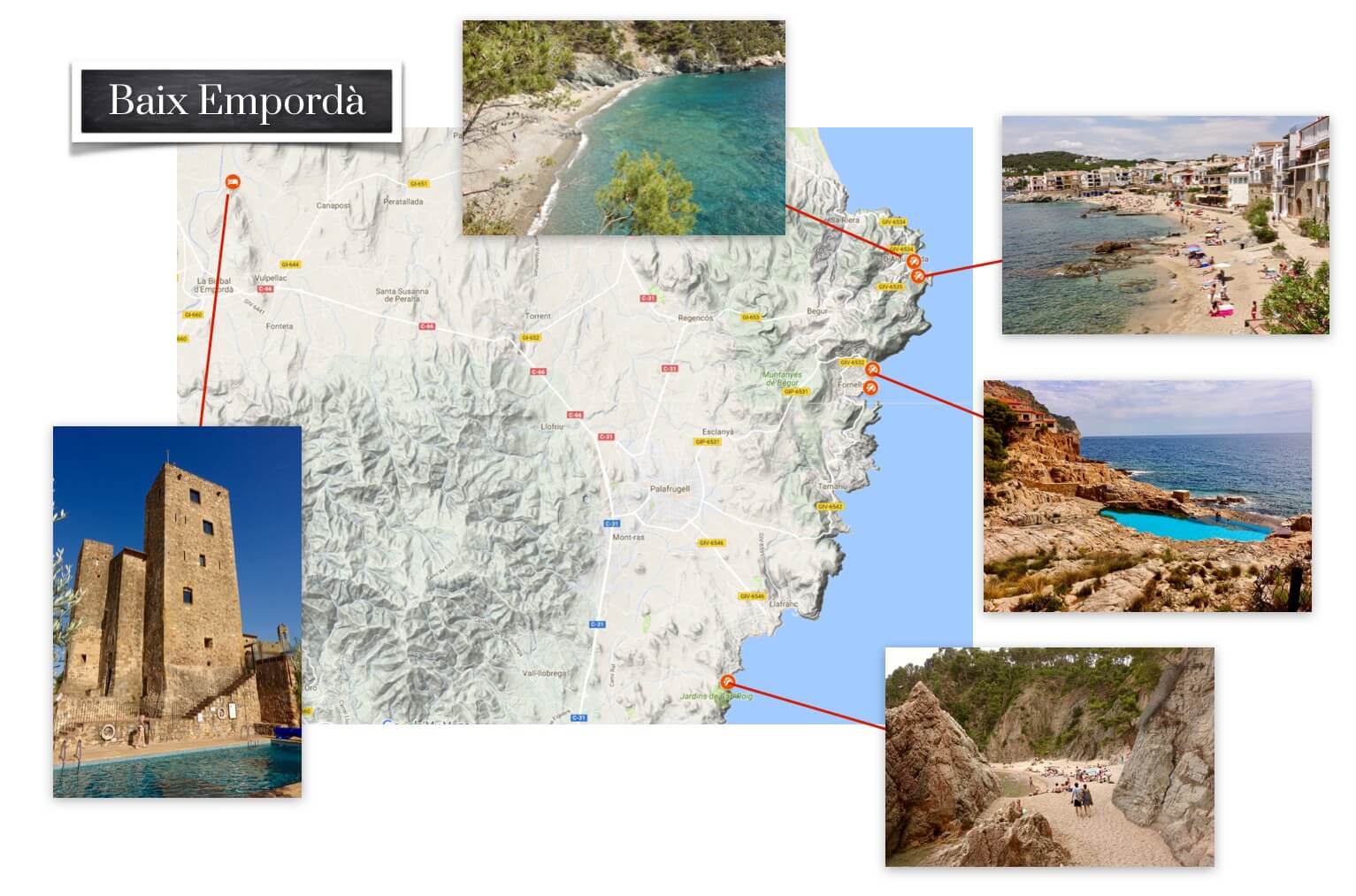 Baix Empordà picture map