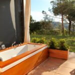 Sant Pere del Bosc outside bathtub.