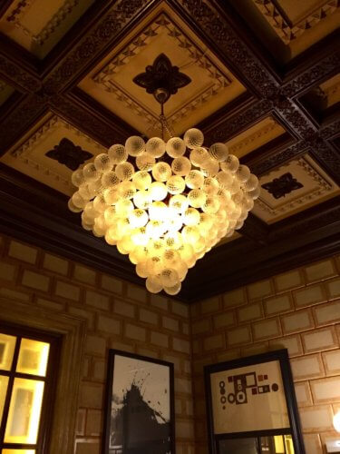 Cotton House Barcelona chandelier