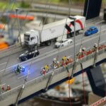 Miniatur Wunderland bridge bike riders