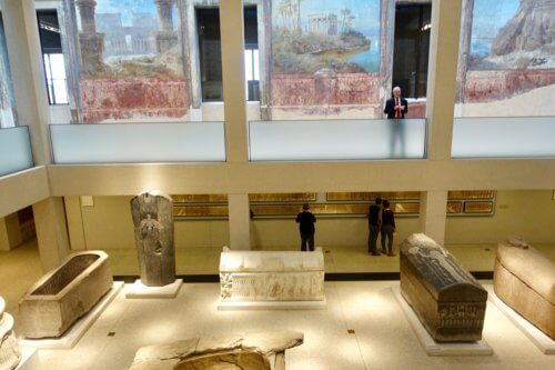 Neues Museum sarcophagus