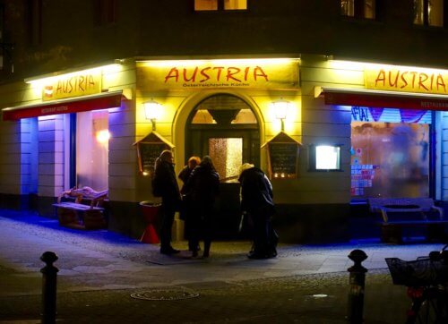 Restaurant Austria Kreuzberg entrance