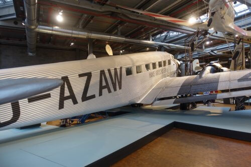 Deutsches Technikmuseum Lufthansa plane display