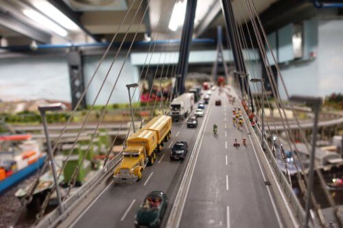 Miniatur Wunderland bridge scene
