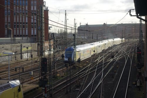 Hamburg train tracks