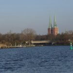 Lübeck boat tour church steeples