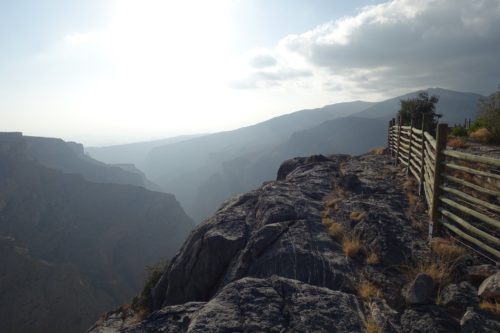 Alila Jabal Akhdar canyon fence
