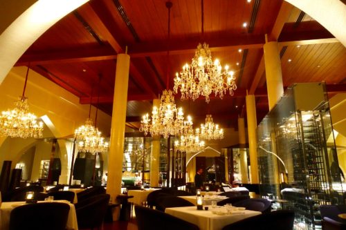 The Chedi Muscat main dining restaurant