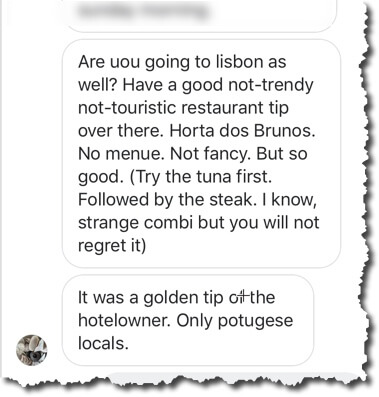 Horta dos Brunos recommendation