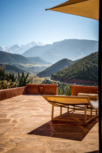 views from room 27 Kasbah Bab Ourika