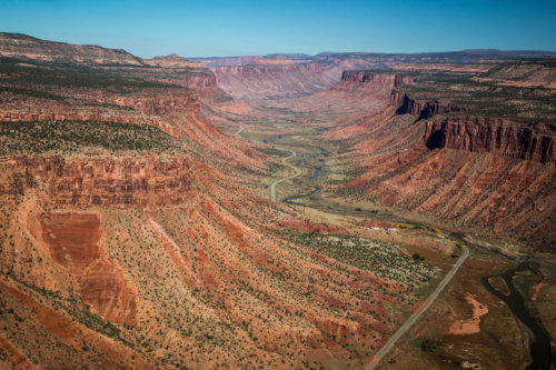 Gateway Canyon from air