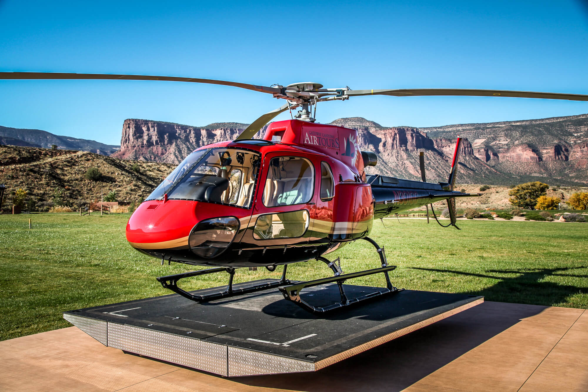 Gateway Canyon Air Tours helicopter