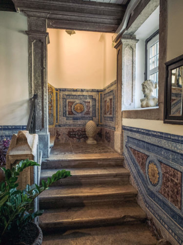 Palacio Ramalhete entry stairs