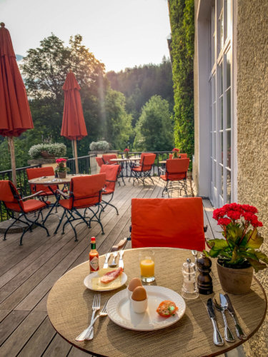 Schloss Elmau breakfast room