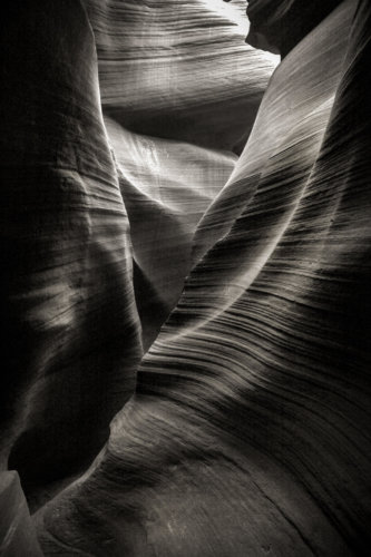 Antelope Canyon dramatic shapes