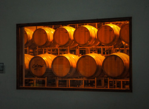 Estancia Colomé wine barrels