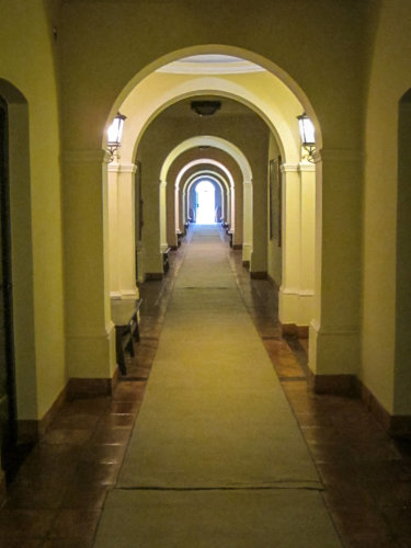 Patios de Cafayate hallway