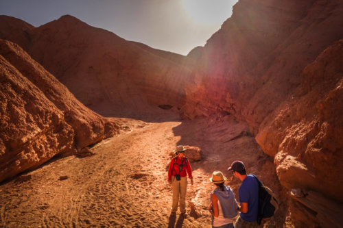 exploring Devil's Canyon Atacama