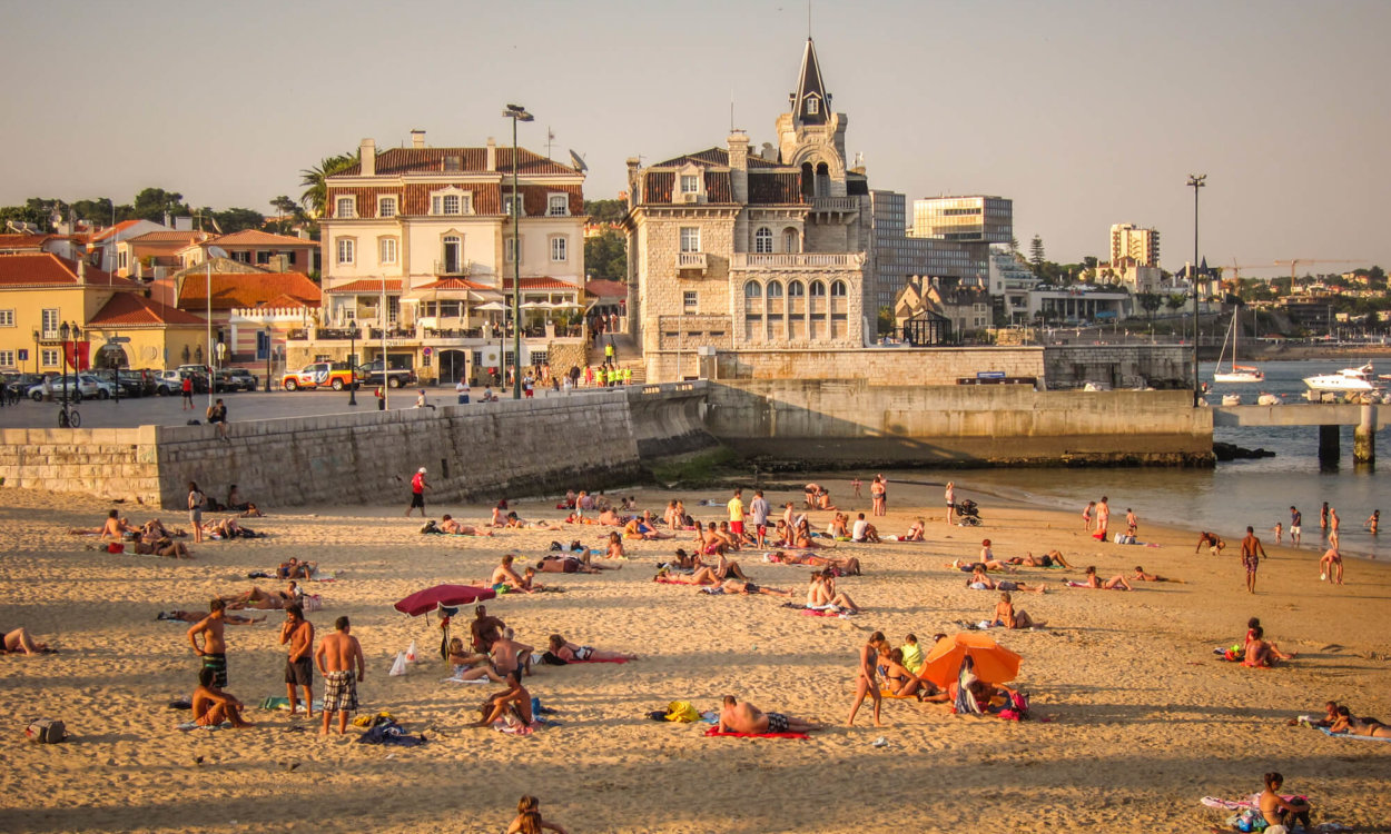 Cascais Portugal main beach
