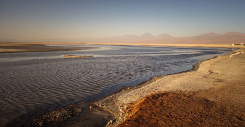 lagoon Salar de Atacama