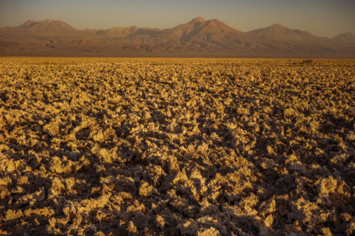 dirt clods Salar de Atacama