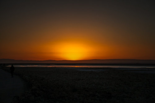 Salar de Atacama watching sundown