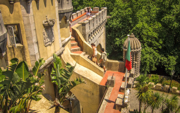 Pena Palace Sintra steps