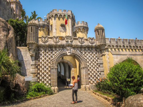 Sintra Palacio da Pena entrance gate