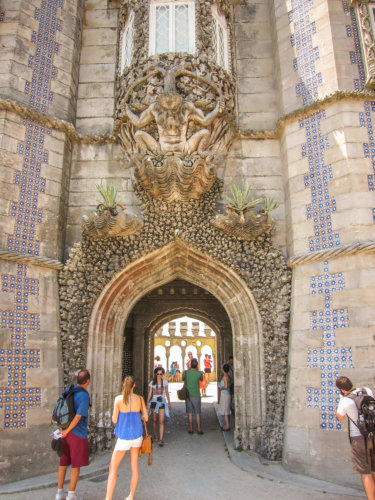 Sintra Palacio da Pena interior entrance