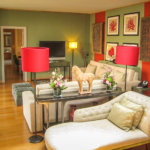 Villa Italia presidential suite couches